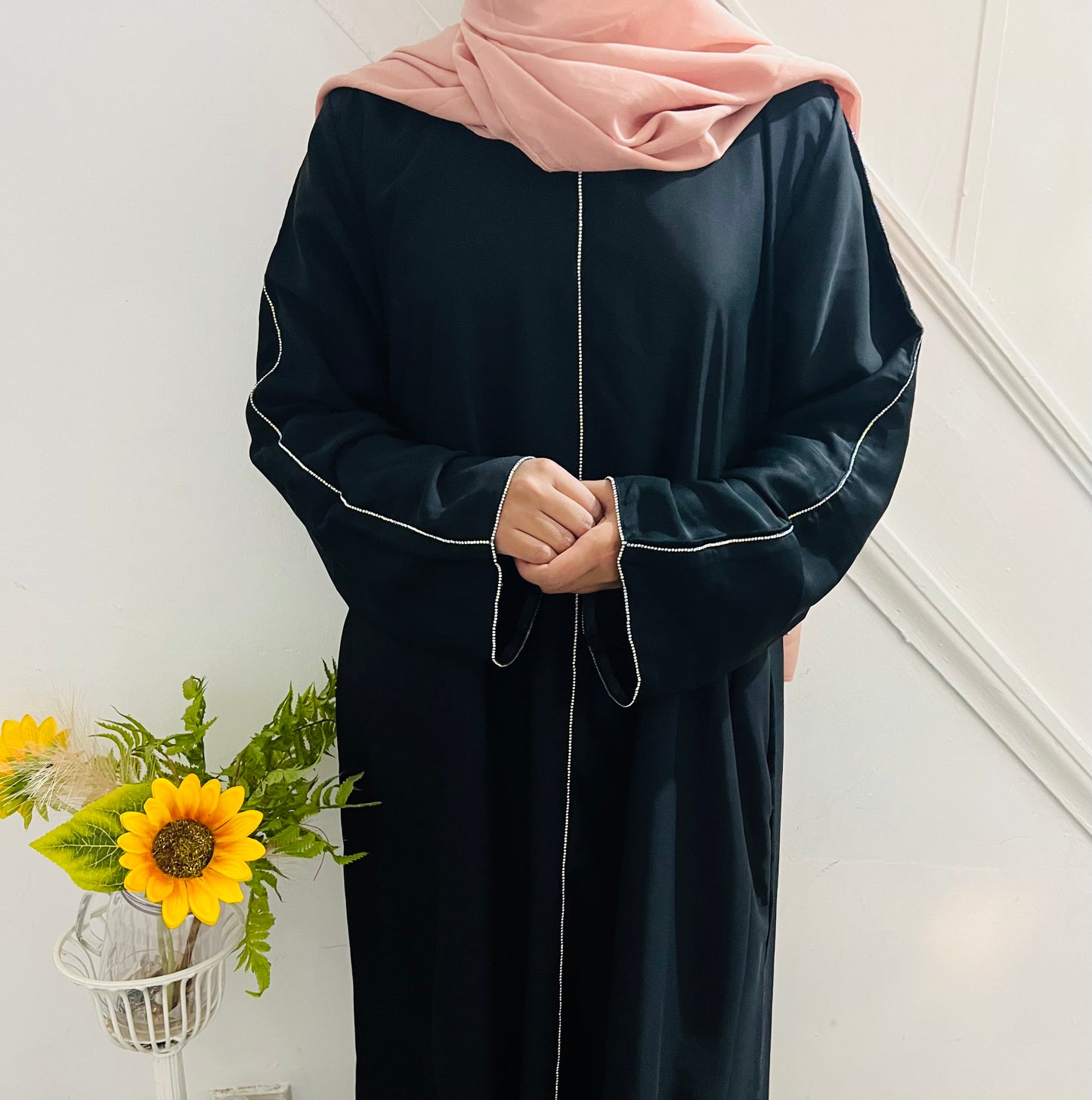 Abaya with Stone work