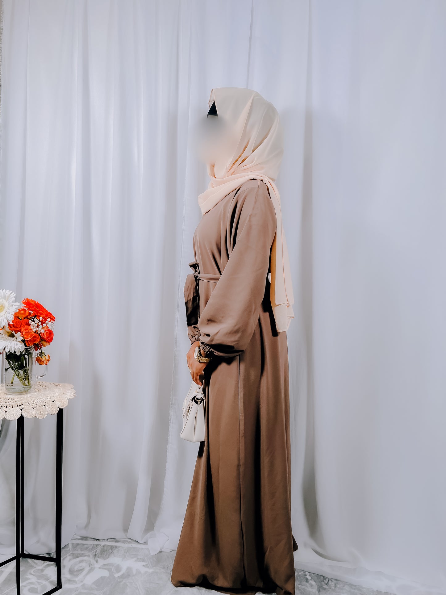 AIFA - Abaya in Brown