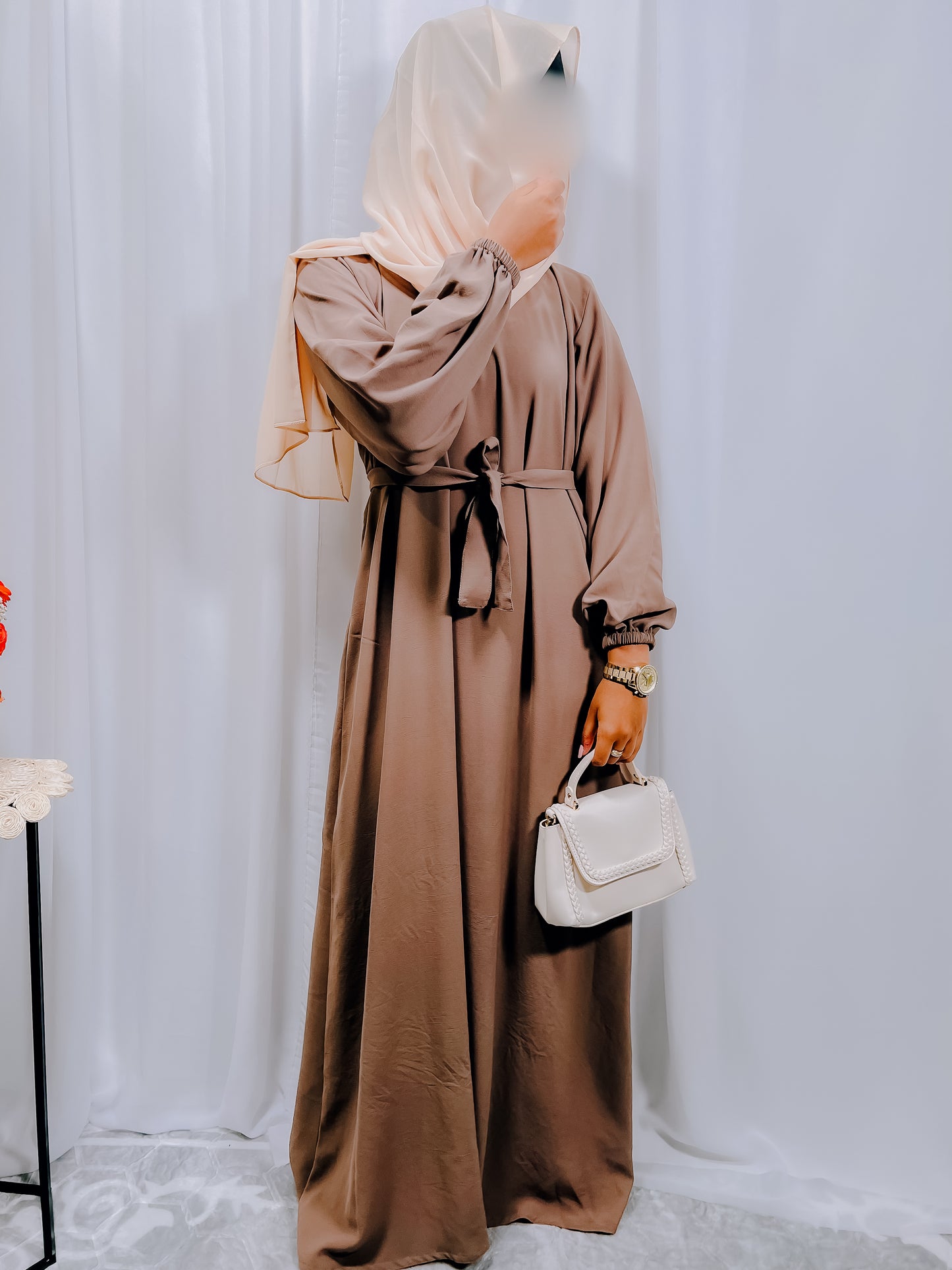 AIFA - Abaya in Brown