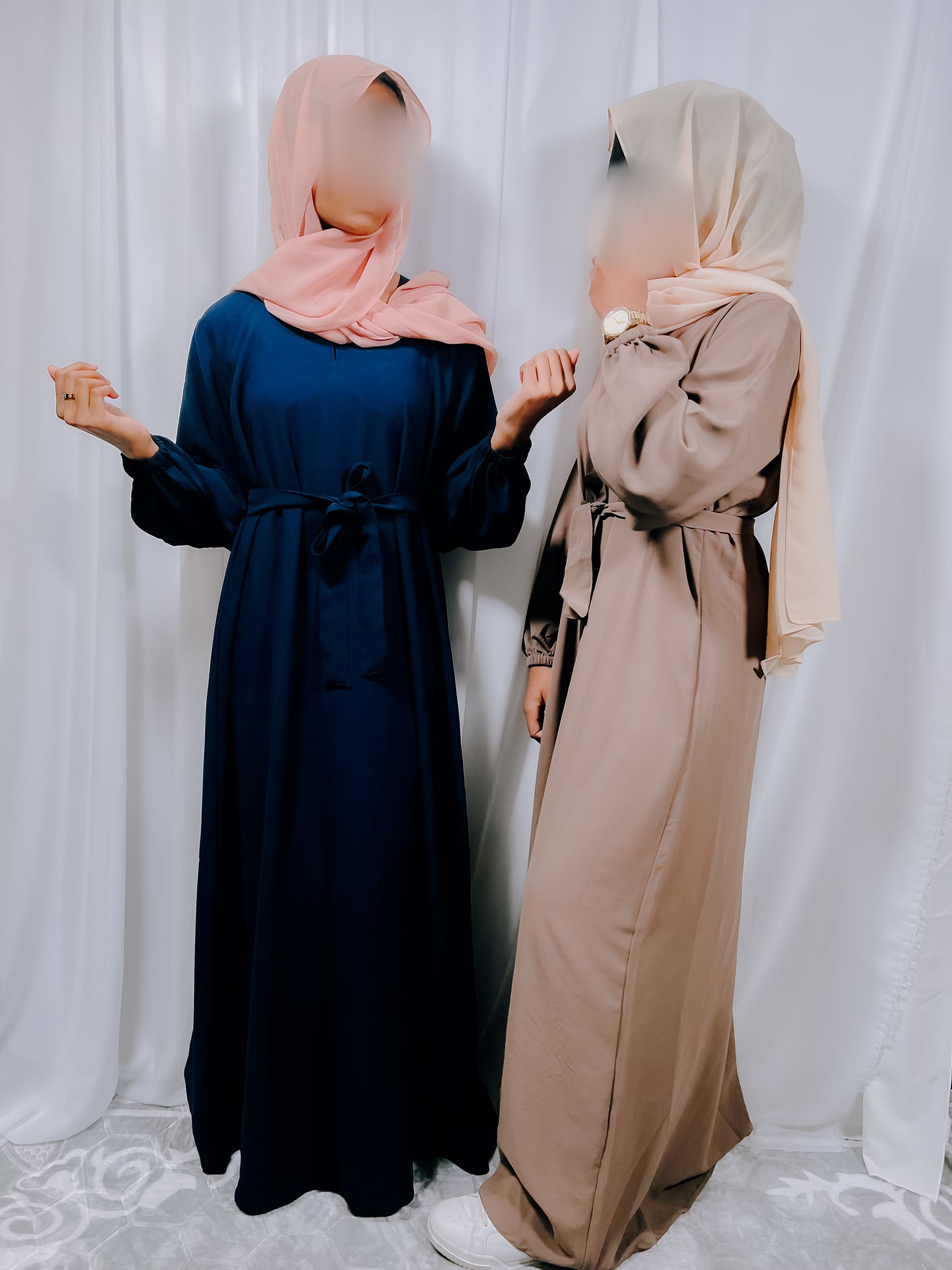 AIFA - Abaya in Navy Blue