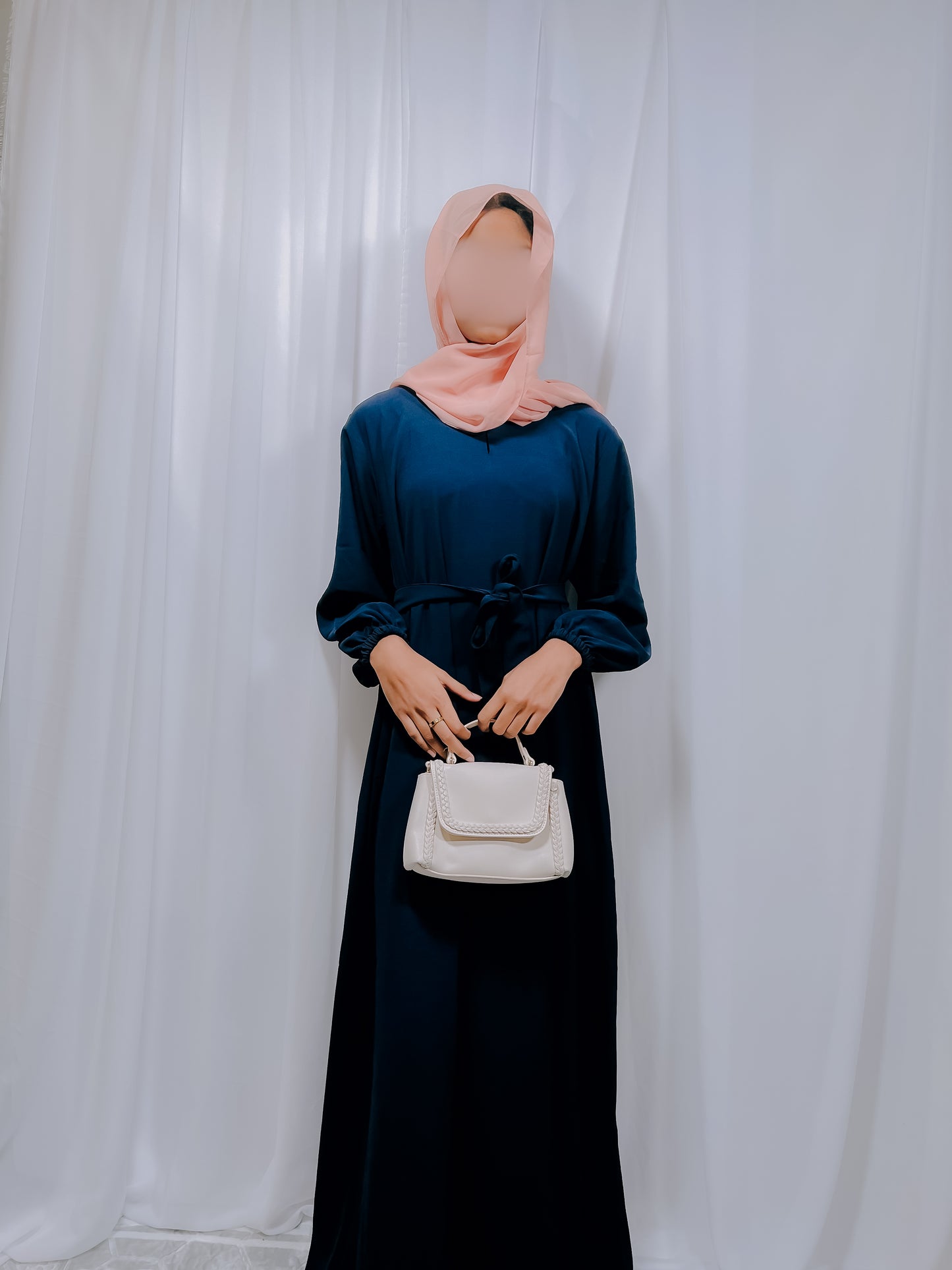 AIFA - Abaya in Navy Blue
